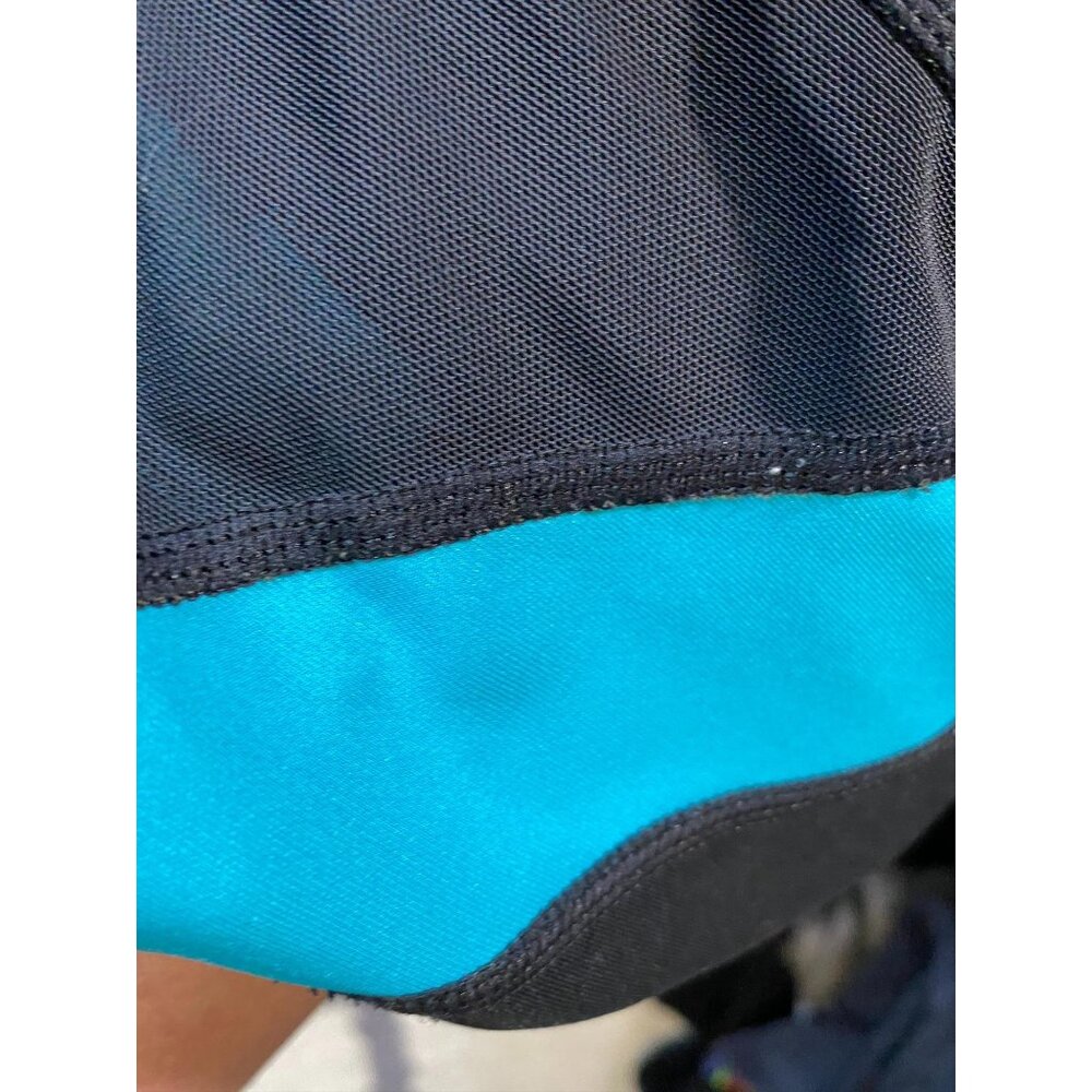 Adidas Women's Black/Blue Climalite Leggings XS - Picture 3 of 11